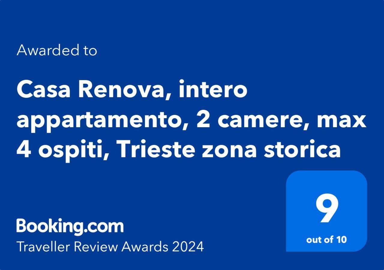 Casa Renova, Intero Appartamento, 2 Camere, Max 4 Ospiti, Trieste Zona Storica ภายนอก รูปภาพ